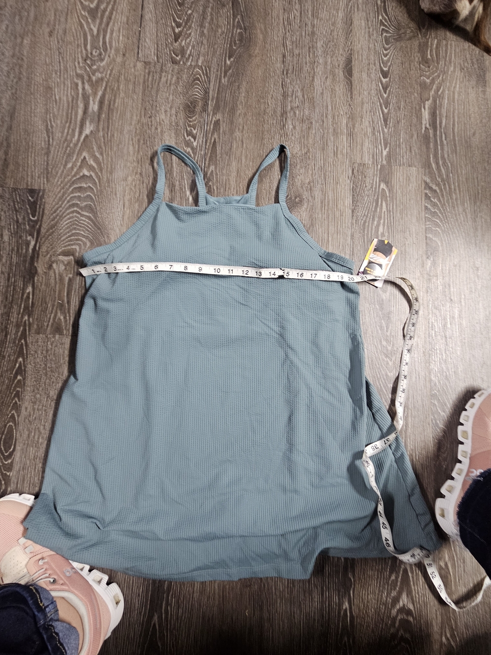 Avia Light Blue Ribbed Short Under - Picture 3 of 8